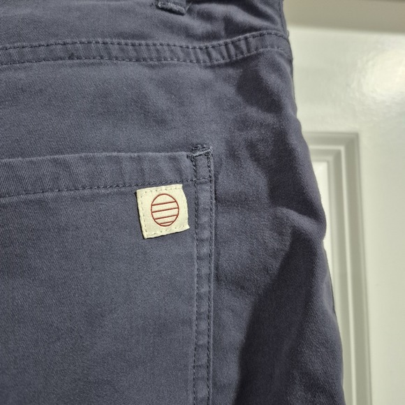 Marine Layer Pants Mens 32x32 Blue Breeze Slim Straight 5 Pocket Office Stretch - Picture 5 of 11